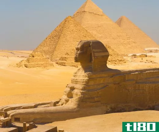 Egyptian and Greek mythology mentions the Sphinx, a half-lion and half-human monster.