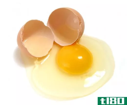 The interior of a chicken egg is what people usually eat, after discarding the shell.