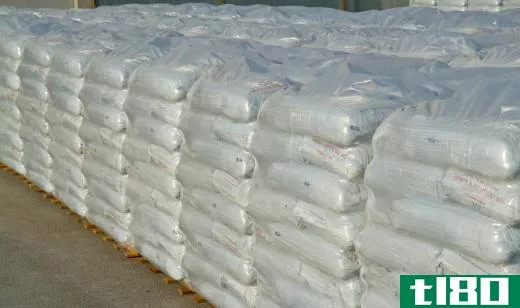 An emergency levee can be created using sandbags to help protect an area from a flood.