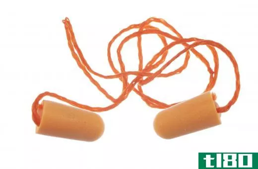 Ear plugs can help prevent trauma from noises that over time can cause hearing loss.