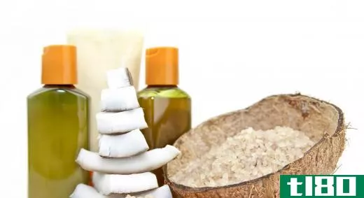 Coconut oil is derived from the meat of Cocos nucifera.