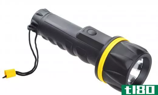 A flashlight is an essential item to have during an electrical storm.