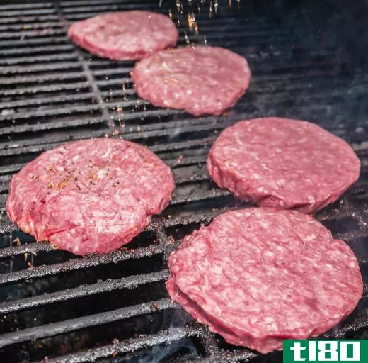 Raw meat may contain parasites that can make a person ill if the food is undercooked.