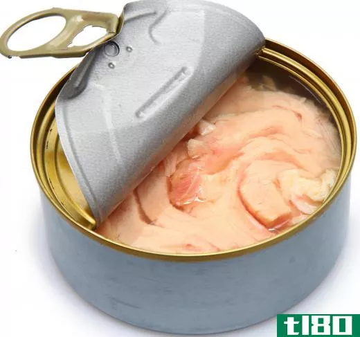 Canned albacore tuna.