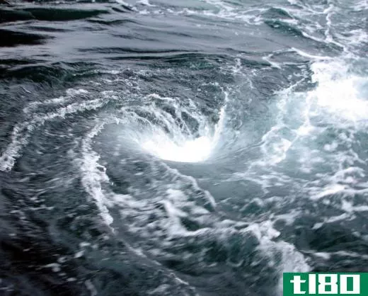 Notable whirlpools include the Naruto Whirlpool in Japan.