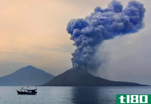 The volcanic eruption at Krakatoa in 1883 dwindles in comparison with a supervolcano's potential.
