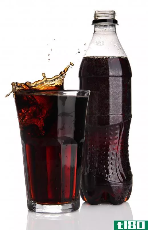 Carbon dioxide is used in the carbonation of soft drinks.