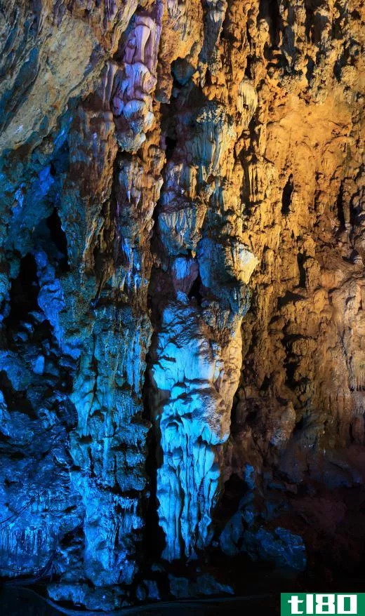 Stalagmites are rock formations found in caves.
