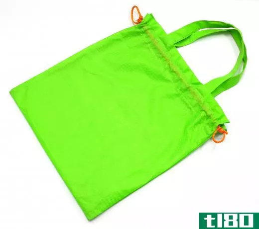 Using reusable canvas tote bags for shopping is better for the environment than using paper or plastic shopping bags.