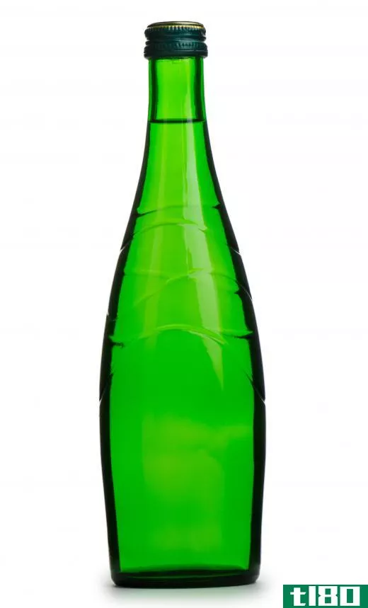 Glass bottles can be recycled.