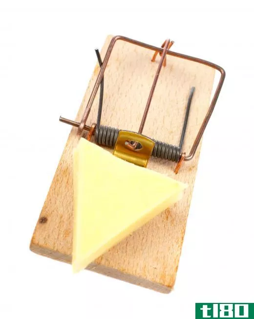 The classic, spring-loaded mouse trap is designed to kill the rodent.