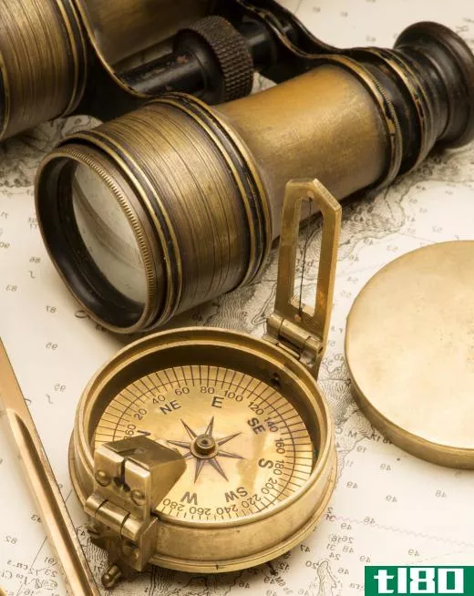 An antique compass might have the most aesthetic value, but GPS units usually contain the most accurate compasses.