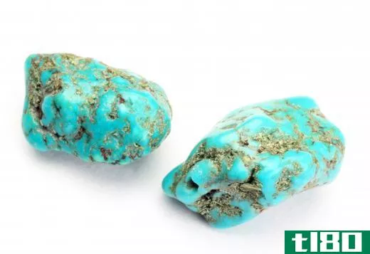 Reconstituted turquoise contains real turquoise, but also includes other minerals and dyes.
