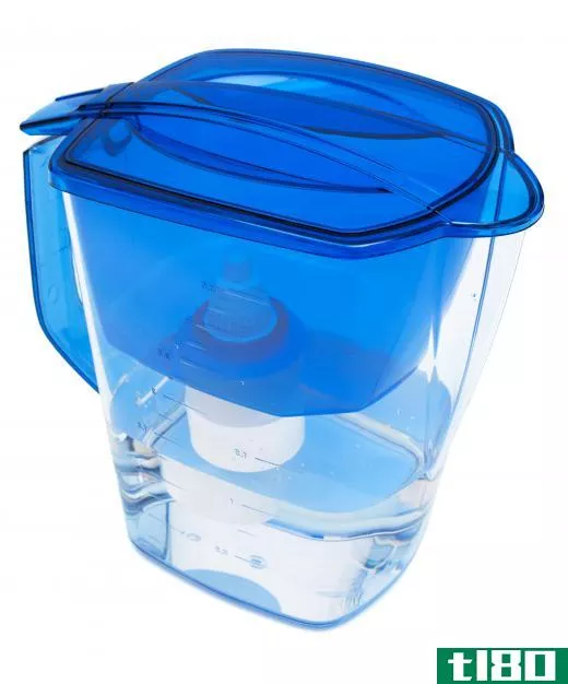 Water can also be filtered and transported in pitchers that have built-in filters.