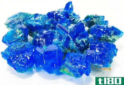 Copper sulfate, which is often included in wound powder.