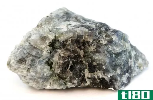 A piece of feldspar, an igneous rock.