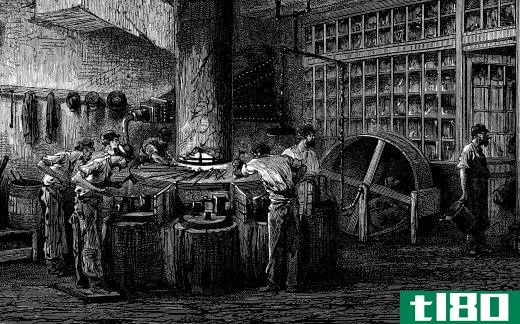 The Industrial Revolution brought with it a rapid increase in industrial pollution.