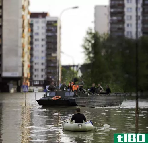 Most typhoons and cyclones are capable of causing major flooding.