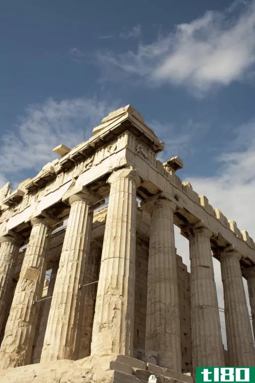 Smog is threatening some famous structures, such as the Greek Parthenon.