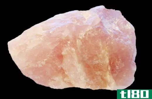 Rose quartz is often used in jewelry.