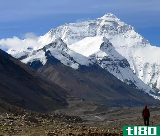 Mt. Everest is almost 30,000 feet above sea level.