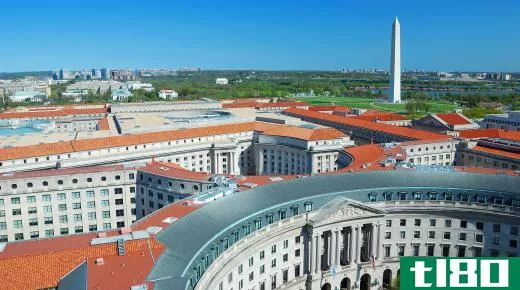 Washington D.C. was found to have the most pavement with the least amount of green space.