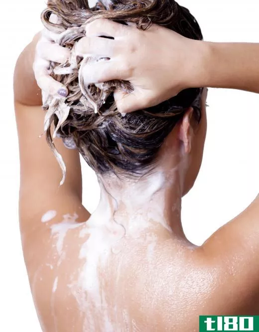 Massage the scalp when washing hair.