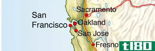 San Francisco is surrounded by three bodies of water.