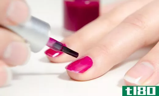 Nail polish that contains hardeners may help to improve nail growth.