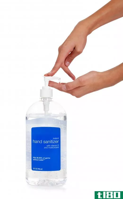 Using hand sanitizer is an option when washing hands is not possible.