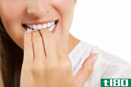 Biting nails can damage them and inhibit growth.