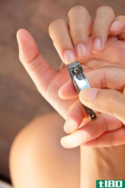Nail clippers can be used to trim fingernails and toenails.