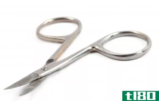 Cuticle scissors.