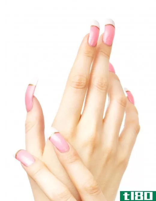 Artificial fingernails.