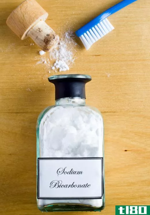 Baking soda in an inexpensive, natural alternative to commercial toothpastes.
