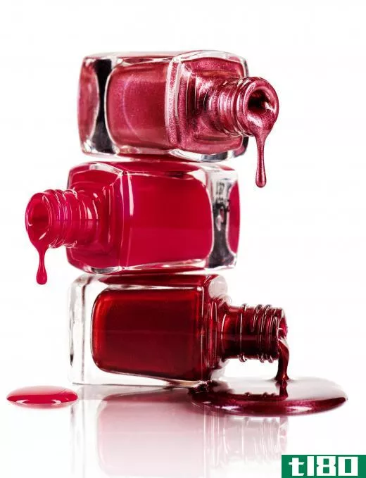 Some nail polishes are specifically designed for use on acrylic nails.