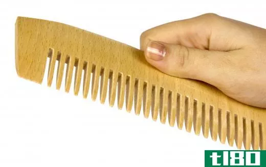 Wood combs are more expensive than plastic ones but considered healthier for hair.