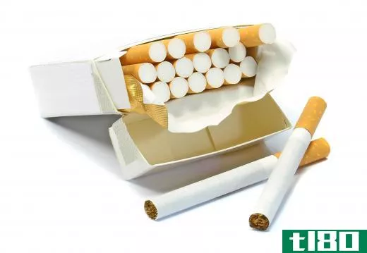 Smoking cigarettes may contribute to sagging skin.