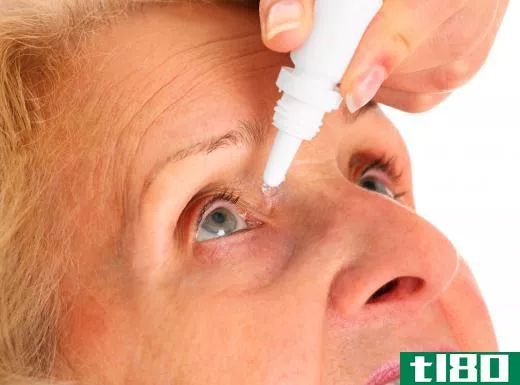 Eye drops may be used to reduce eye redness.