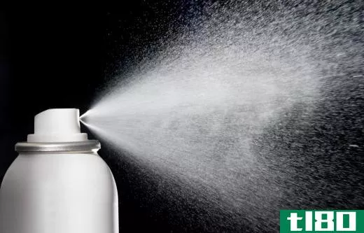 Calcium stearate can often be found in aerosol hair styling products.