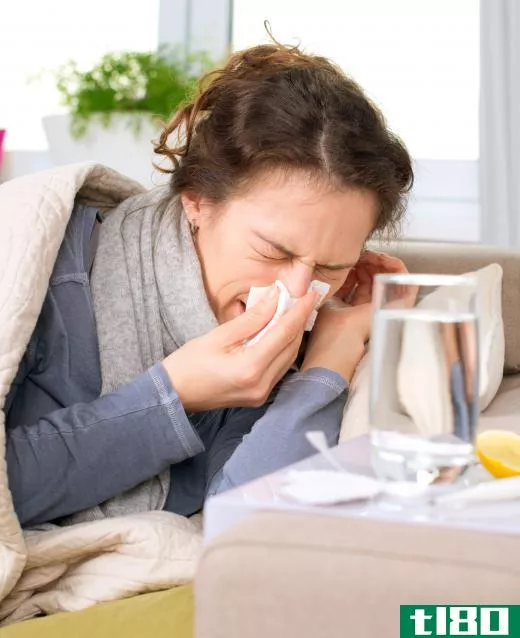 A bad allergic reaction can severley debilitate someone by causing cold or flu-like symptoms.