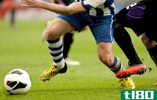 Professional soccer players are known for their flamboyant hair styles.