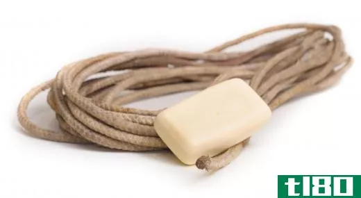 Soap on a rope may be used as a bathing aid for those who have issues dropping soap in the shower.
