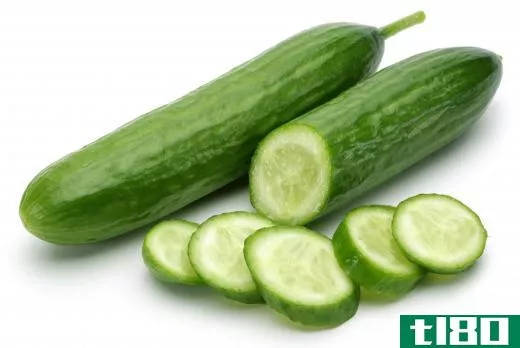Cold cucumber slices may be used to soothe the eyes during a mini facial.