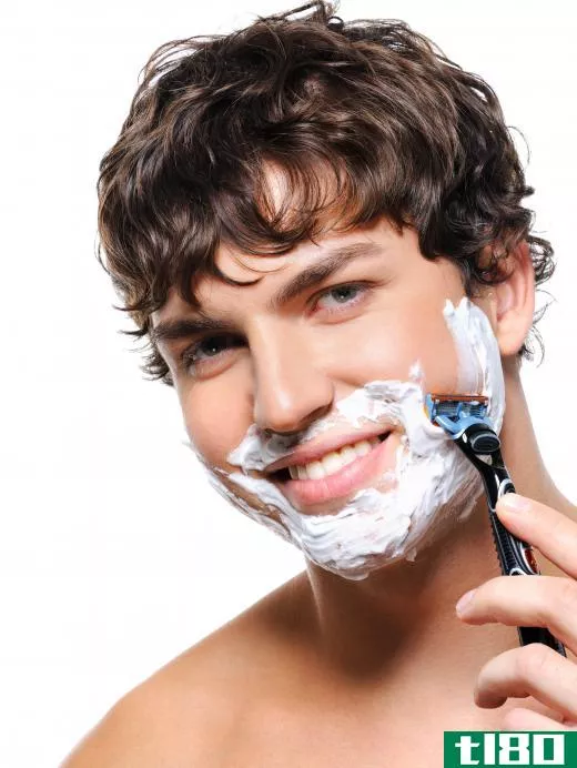 Dry shaving involves the use of shaving cream and a razor.