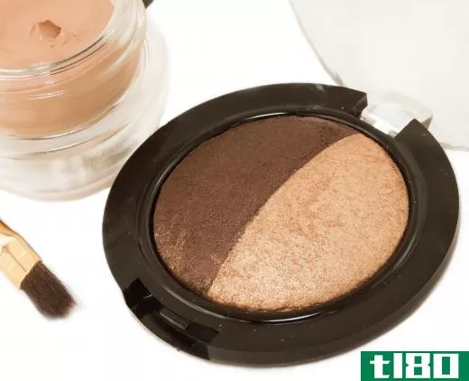Baked blush is a type of cheek-rouging makeup that is formed by baking colored liquid on terra cotta tiles, which gives it a creamier texture than most powdered blushes.