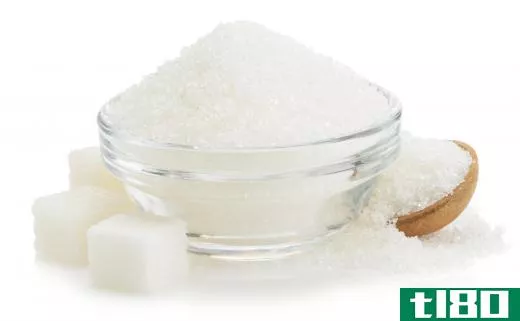 Sugar can be used to exfoliate the skin.