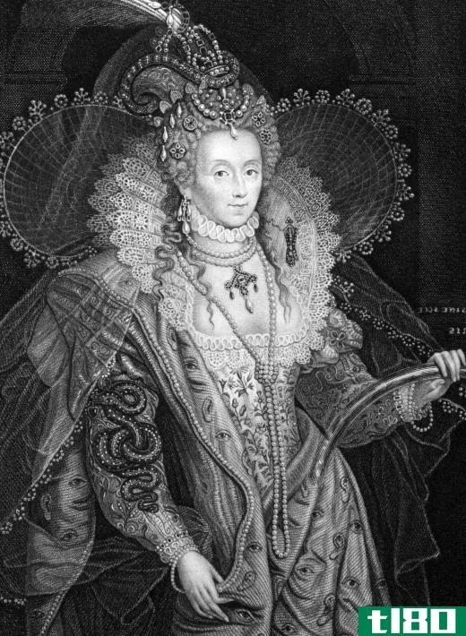 High hairlines were prominent during the reign of Queen Elizabeth I.