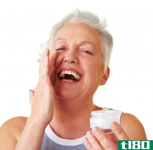 Skin firming cream may include retinol as an ingredient to help combat wrinkles.