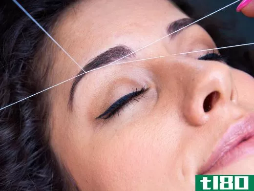 Eyebrow threading is an ancient hair removal technique which uses a twisting thread to uproot unwanted hairs.